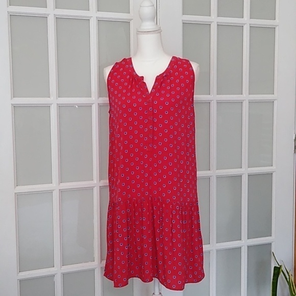 beachlunchlounge Dresses & Skirts - Beach Lunch Lounge Red Drop Waist Dress Size - Small